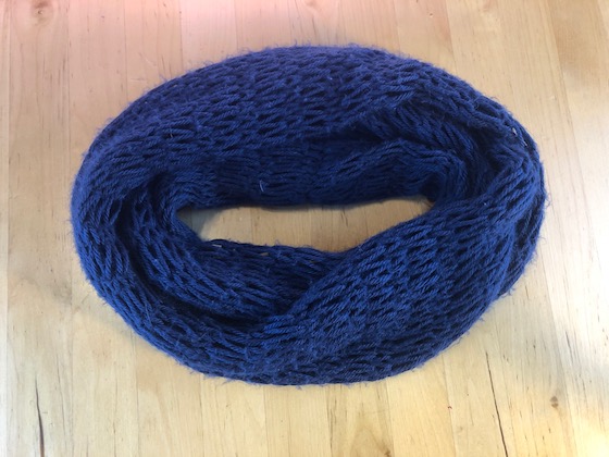 Loose Knit Infinity Scarf Pattern – Cushion of Joy