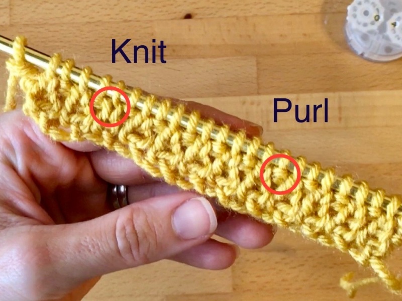 How to Tell if it was a Knit or Purl?